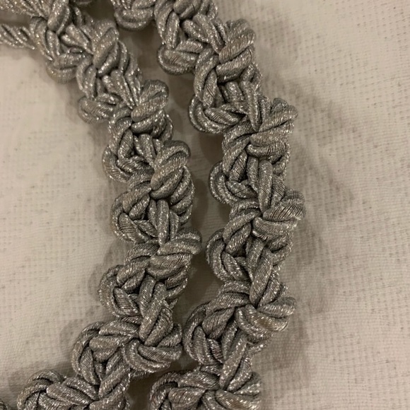 Handmade Silver Cord Necklace - Picture 4 of 5